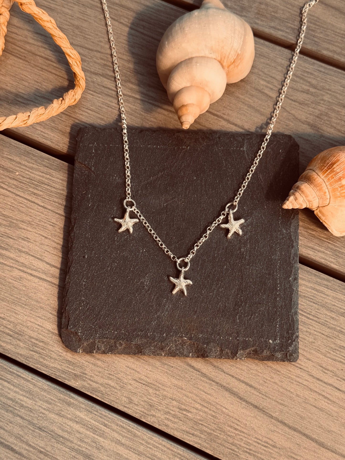THE TRIPLE STARFISH NECKLACE