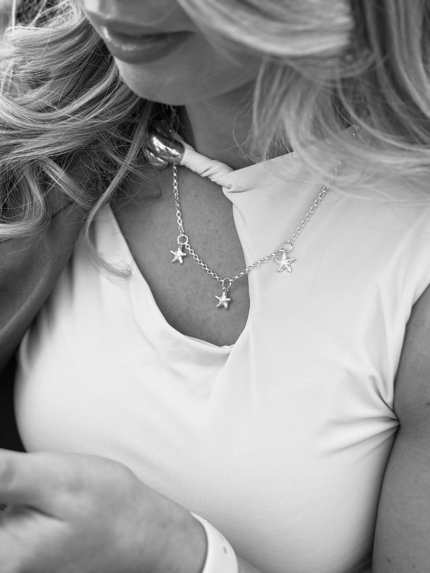 THE TRIPLE STARFISH NECKLACE