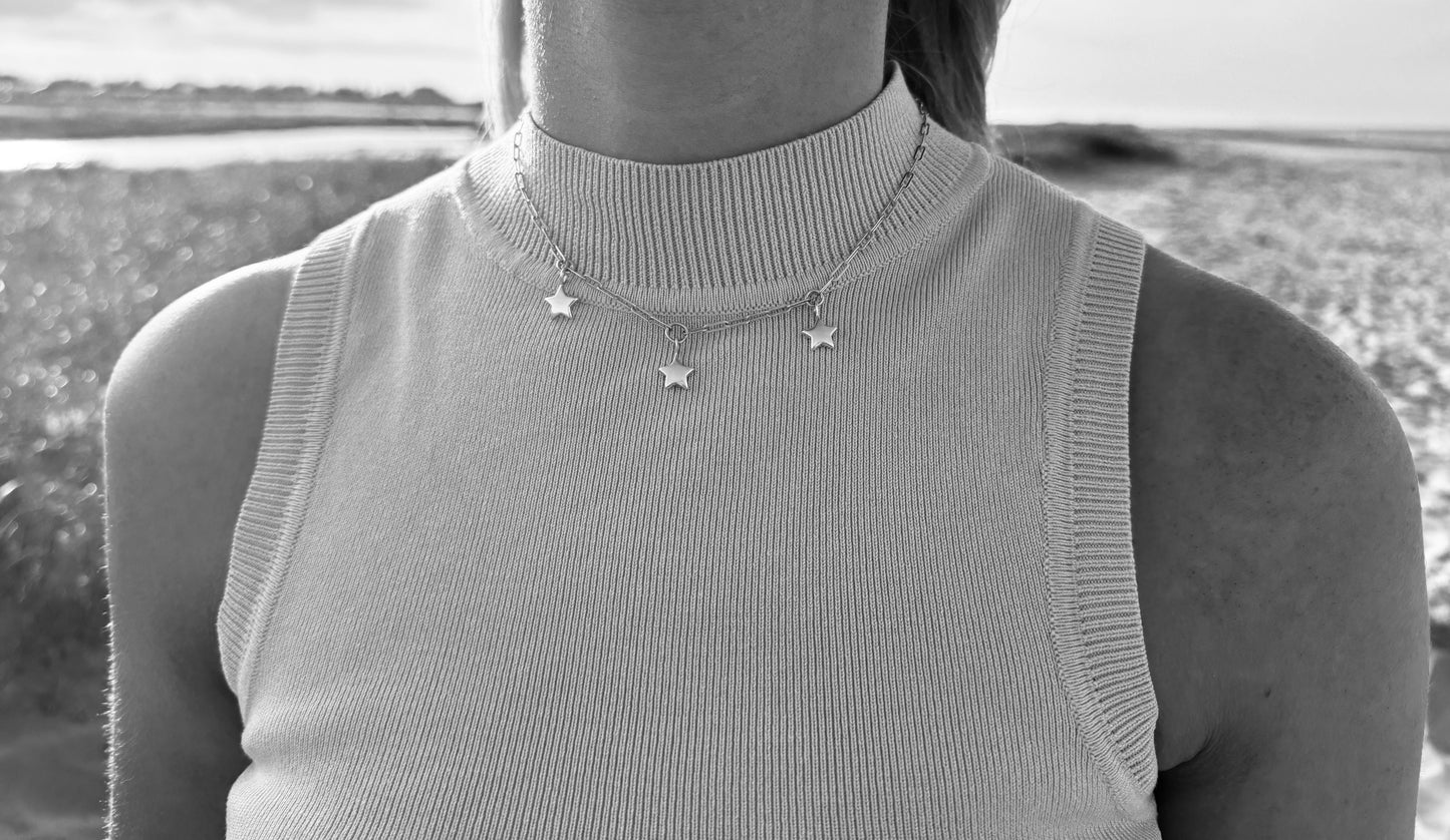 FALLEN STAR MINI TRACE CHAIN NECKLACE