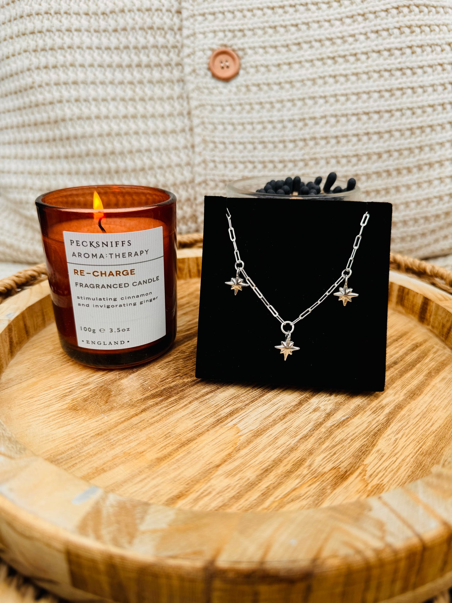 THE TRIPLE NORTH STAR NECKLACE
